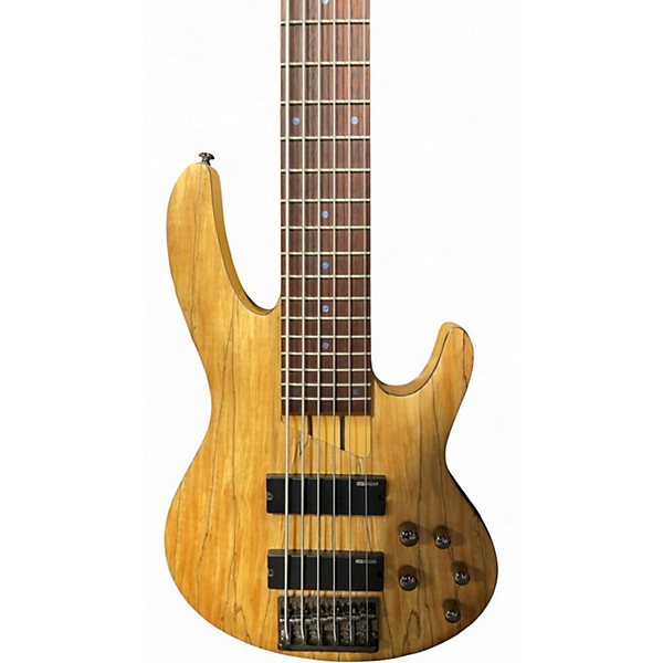 Used Ltd B-206SM Natural Electric Bass Guitar