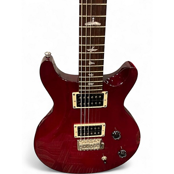 Used PRS Carlos Santana Signature SE Cherry Solid Body Electric Guitar