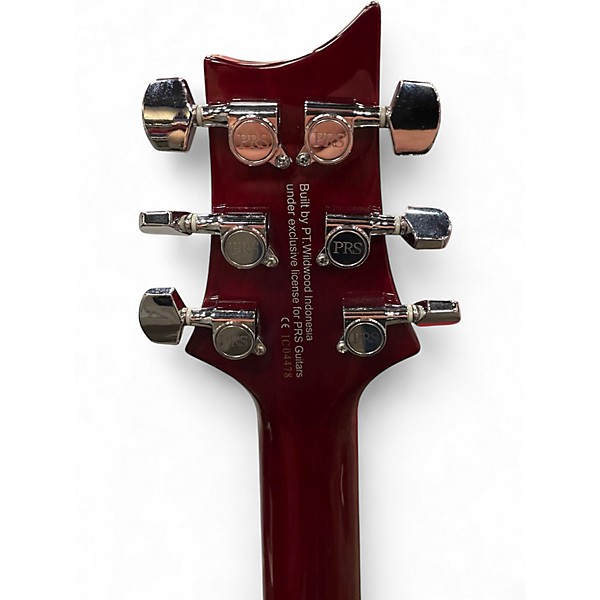 Used PRS Carlos Santana Signature SE Cherry Solid Body Electric Guitar