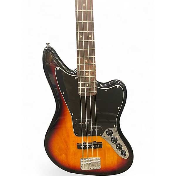 Used Squier Vintage Modified Jaguar Bass Special 3 Color Sunburst Electric Bass Guitar