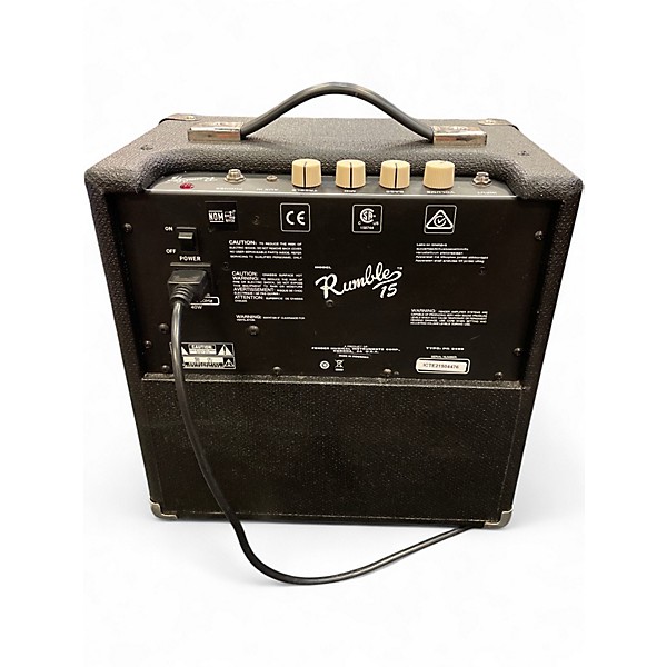 Used Fender Rumble 15 15W 1X8 Bass Combo Amp