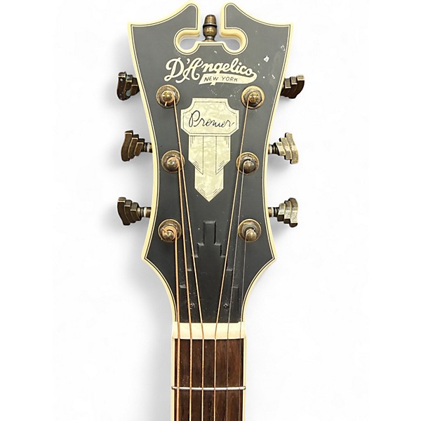 Used D'Angelico Premier Gramercy Alpine White Acoustic Electric Guitar