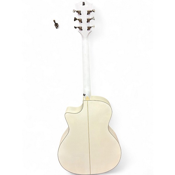 Used D'Angelico Premier Gramercy Alpine White Acoustic Electric Guitar