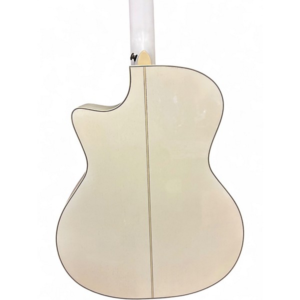 Used D'Angelico Premier Gramercy Alpine White Acoustic Electric Guitar