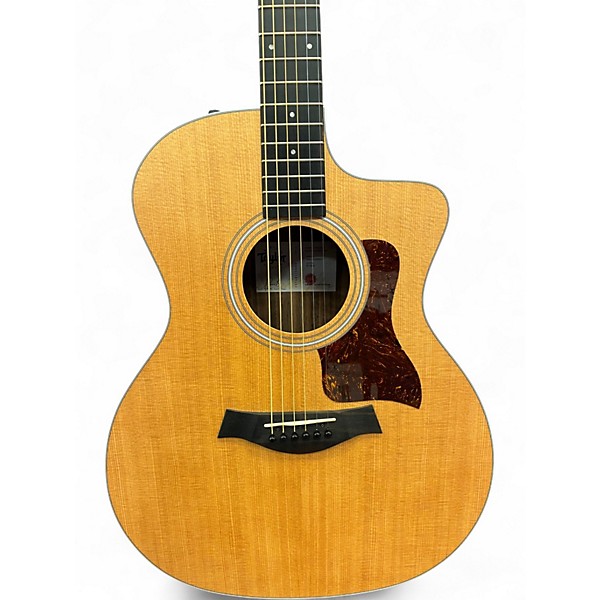 Used Taylor 214CE Natural Acoustic Electric Guitar
