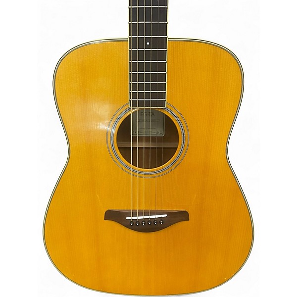 Used Yamaha FG-TA Antique Natural Acoustic Electric Guitar