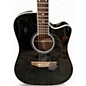 Used Takamine GD34CE Black Acoustic Electric Guitar