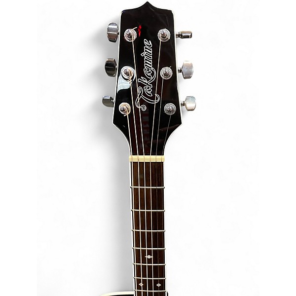 Used Takamine GD34CE Black Acoustic Electric Guitar