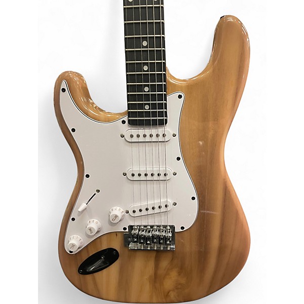 Used Lyx PRO STRAT Natural Solid Body Electric Guitar
