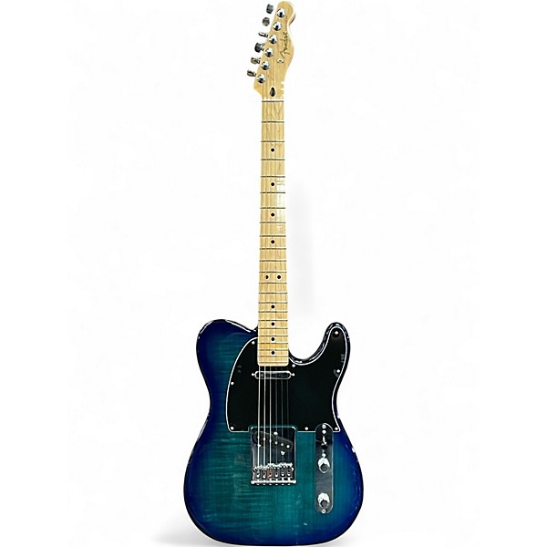 Used 2021 Fender Player Telecaster Plus Top Blue Burst Solid Body Electric Guitar