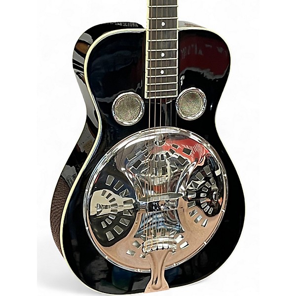 Used Recording King RR36 Maxwell Black Resonator Guitar