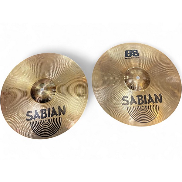 Used SABIAN 14in B8 Hi Hat Pair Cymbal