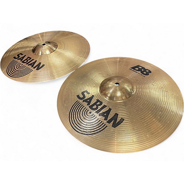 Used SABIAN 14in B8 Hi Hat Pair Cymbal