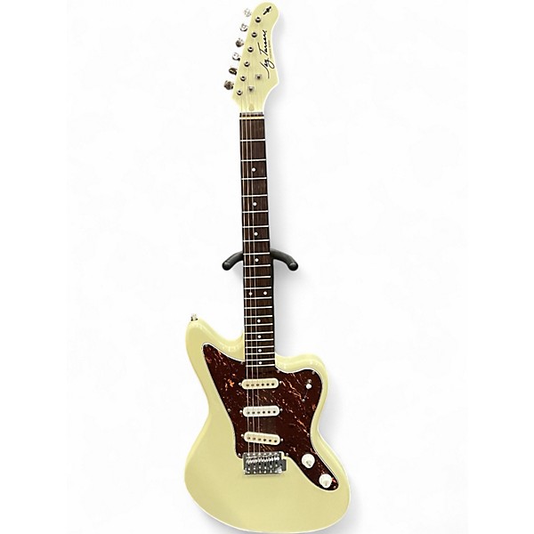 Used Jay Turser JT Vintage Series Alpine White Solid Body Electric Guitar