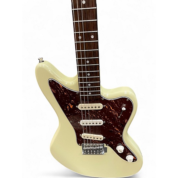 Used Jay Turser JT Vintage Series Alpine White Solid Body Electric Guitar
