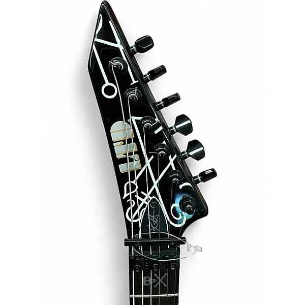 Used 2024 ESP KH Demonology Black Solid Body Electric Guitar