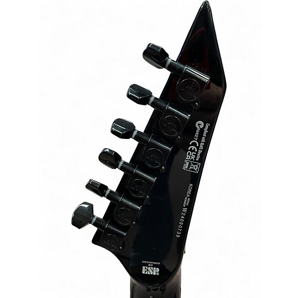 Used 2024 ESP KH Demonology Black Solid Body Electric Guitar