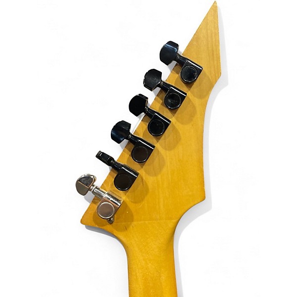 Vintage 1990 B.C. Rich Warlock with Floyd Rose Black Solid Body Electric Guitar