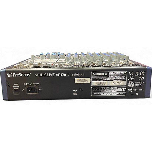 Used PreSonus STUDIOLIVE AR12c Unpowered Mixer