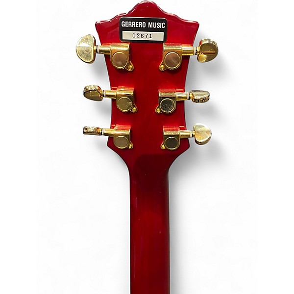 Used Arbor AJ138 TRANS RED Hollow Body Electric Guitar