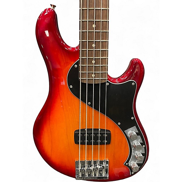 Used Fender DELUXE DIMENSION V BURST AGED CHERRY BURST Electric Bass Guitar