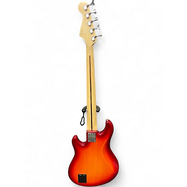 Used Fender DELUXE DIMENSION V BURST AGED CHERRY BURST Electric Bass Guitar
