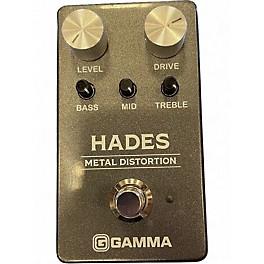 Used GAMMA HADES METAL DISTORTION Effect Pedal