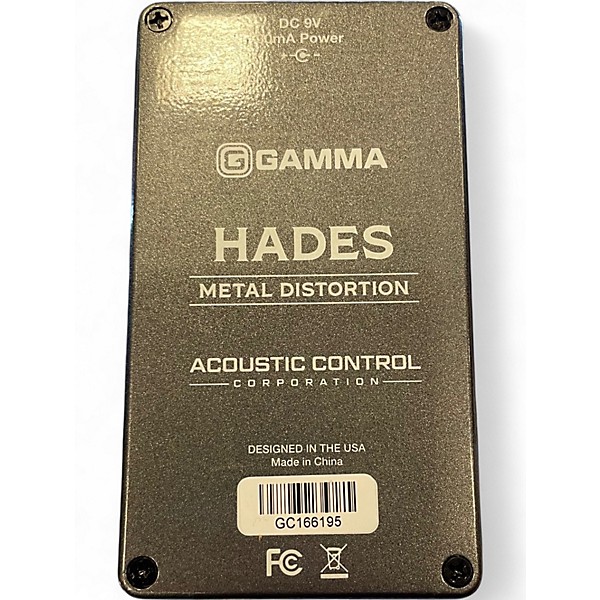 Used GAMMA HADES METAL DISTORTION Effect Pedal