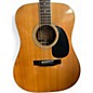 Used Fender F75 Natural Acoustic Guitar