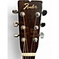 Used Fender F75 Natural Acoustic Guitar