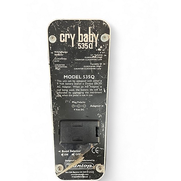 Used Dunlop 535Q Cry Baby Multi-Wah Effect Pedal