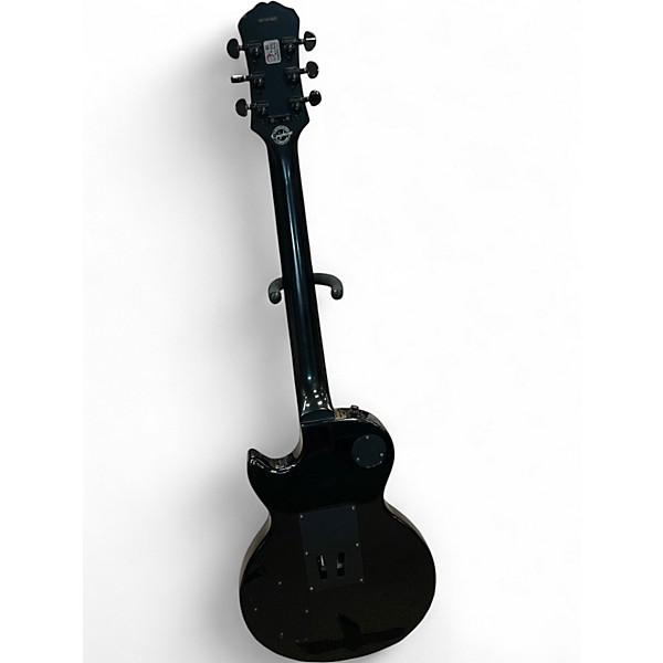 Used 2010 Epiphone Nightfall Black Solid Body Electric Guitar