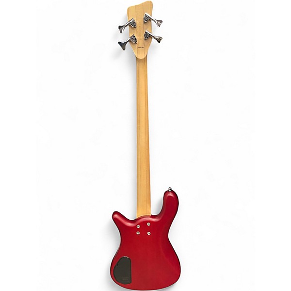 Used Warwick Streamer Standard 4 Matt Red Electric Bass Guitar