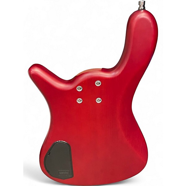 Used Warwick Streamer Standard 4 Matt Red Electric Bass Guitar