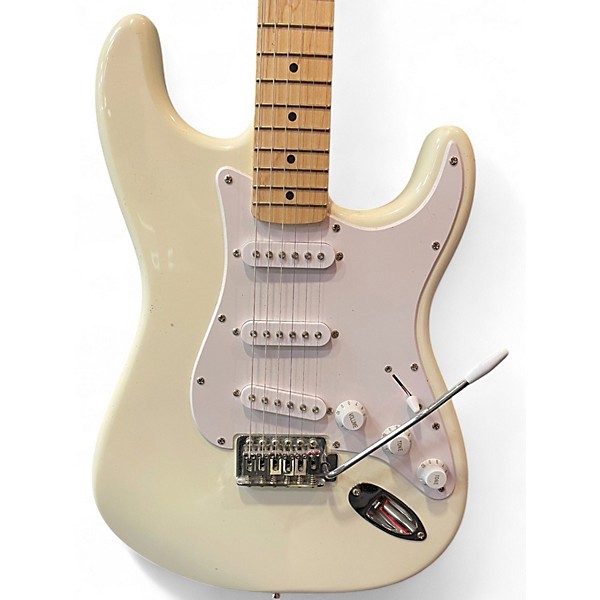 Used Squier Affinity Stratocaster Olympic White Solid Body Electric Guitar