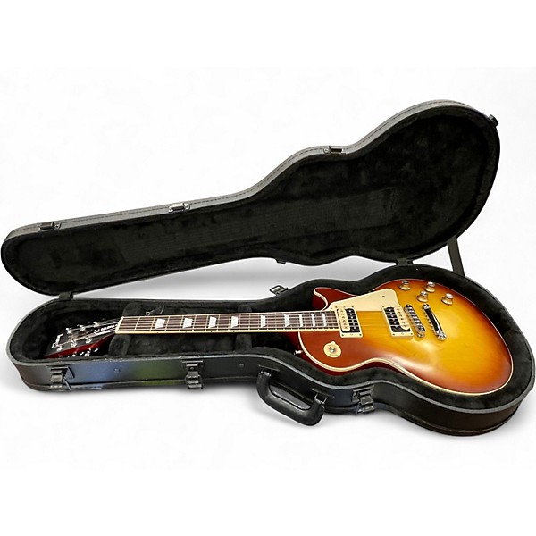 Used 2020 Gibson Les Paul Traditional Pro V Satin Iced Tea Solid Body Electric Guitar