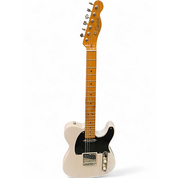 Used Squier Classic Vibe 1950S Telecaster White Blonde Solid Body Electric Guitar