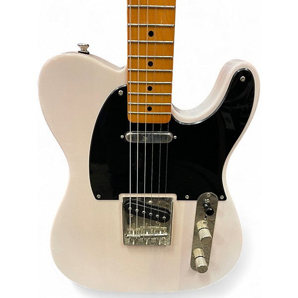 Used Squier Classic Vibe 1950S Telecaster White Blonde Solid Body Electric Guitar