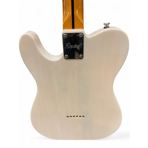 Used Squier Classic Vibe 1950S Telecaster White Blonde Solid Body Electric Guitar