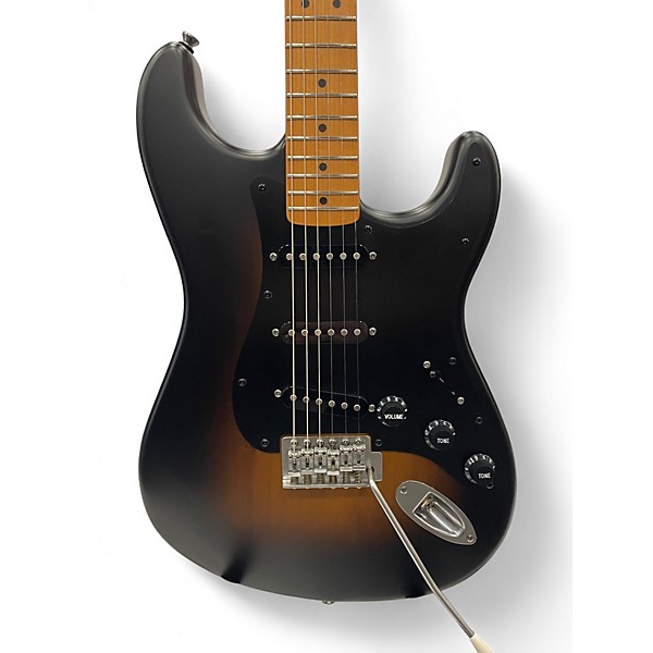Used 2022 Squier 40th Anniversary Stratocaster Satin Wide 2 Color Sunburst Solid Body Electric Guitar