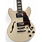 Used D'Angelico Premier Mini DC Champagne Hollow Body Electric Guitar