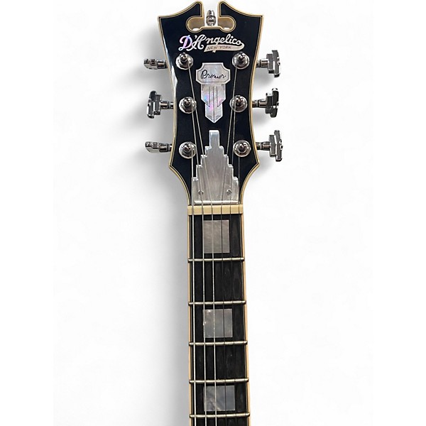 Used D'Angelico Premier Mini DC Champagne Hollow Body Electric Guitar
