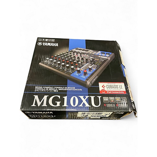Used Yamaha MG10XU 10 Channel Mixer with Effects Unpowered Mixer