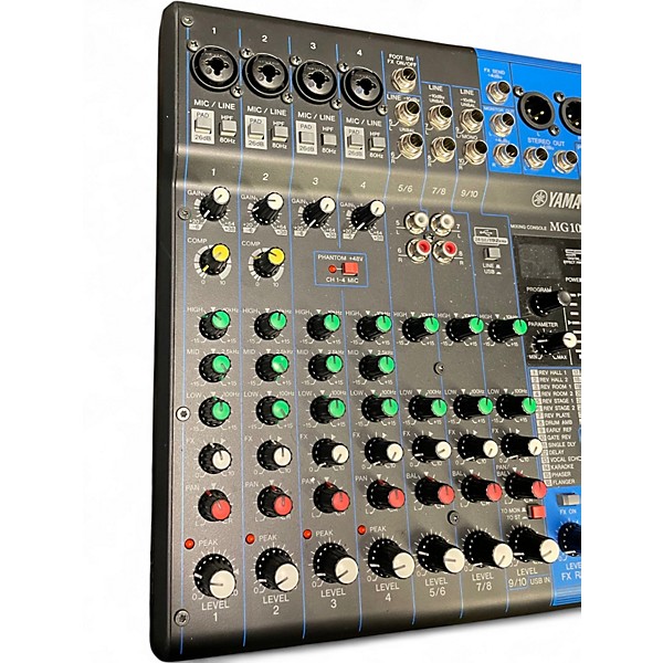 Used Yamaha MG10XU 10 Channel Mixer with Effects Unpowered Mixer