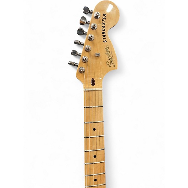 Used Squier Affinity Starcaster Deluxe Sienna Sunburst Hollow Body Electric Guitar
