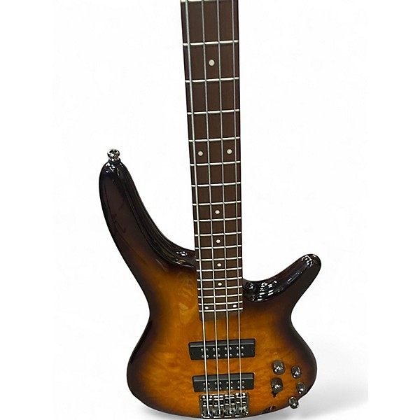 Used Ibanez SR400 2 Color Sunburst Electric Bass Guitar