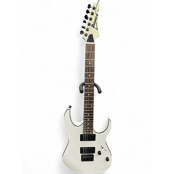 Used Ibanez RG2EX2 White Solid Body Electric Guitar