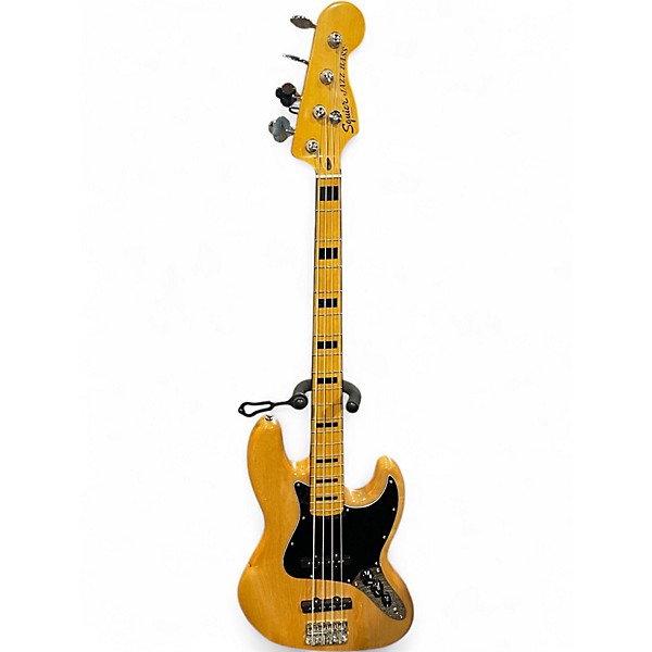 Used Squier Classic Vibe Jazz Bass Natural Electric Bass Guitar