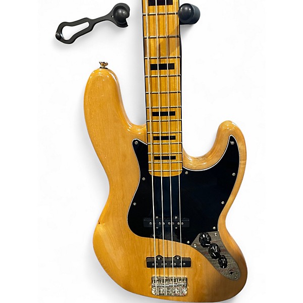 Used Squier Classic Vibe Jazz Bass Natural Electric Bass Guitar