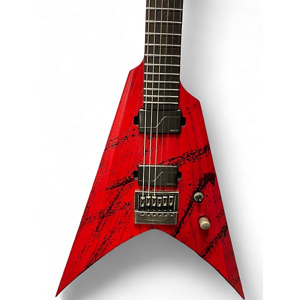 Used Solar Guitars V1.6 Canibalismo Blood splatter Solid Body Electric Guitar